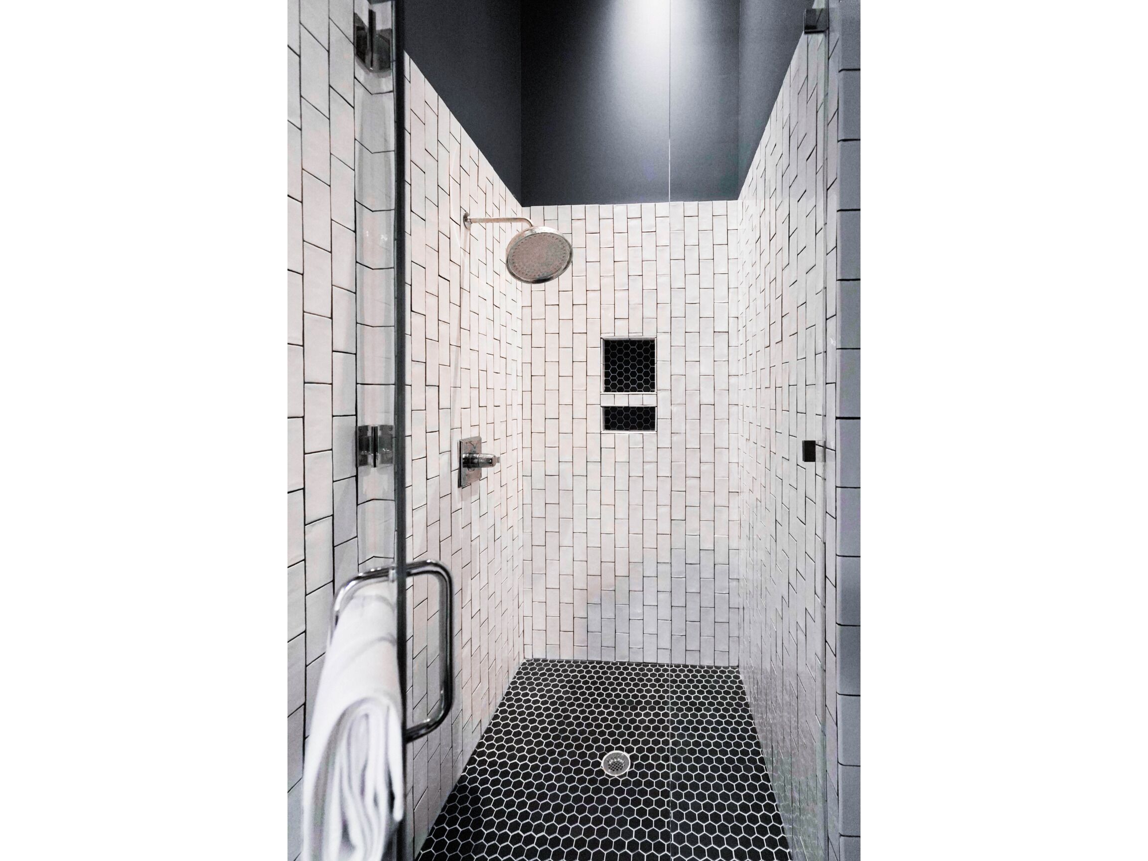 Loft 201 | Bathroom | Shower, free toiletries, hair dryer, bathrobes