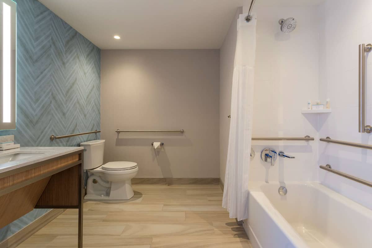 free toiletries, hair dryer, towels, soap