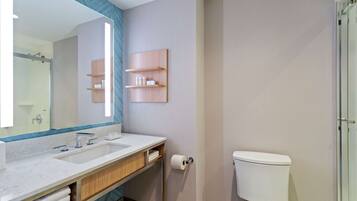 Free toiletries, hair dryer, towels, soap