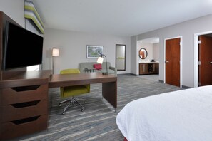 Suite, 1 King Bed, Accessible, Refrigerator & Microwave | Minibar - Hampton Inn & Suites by HIlton Charlotte North I 485 (Charlotte)