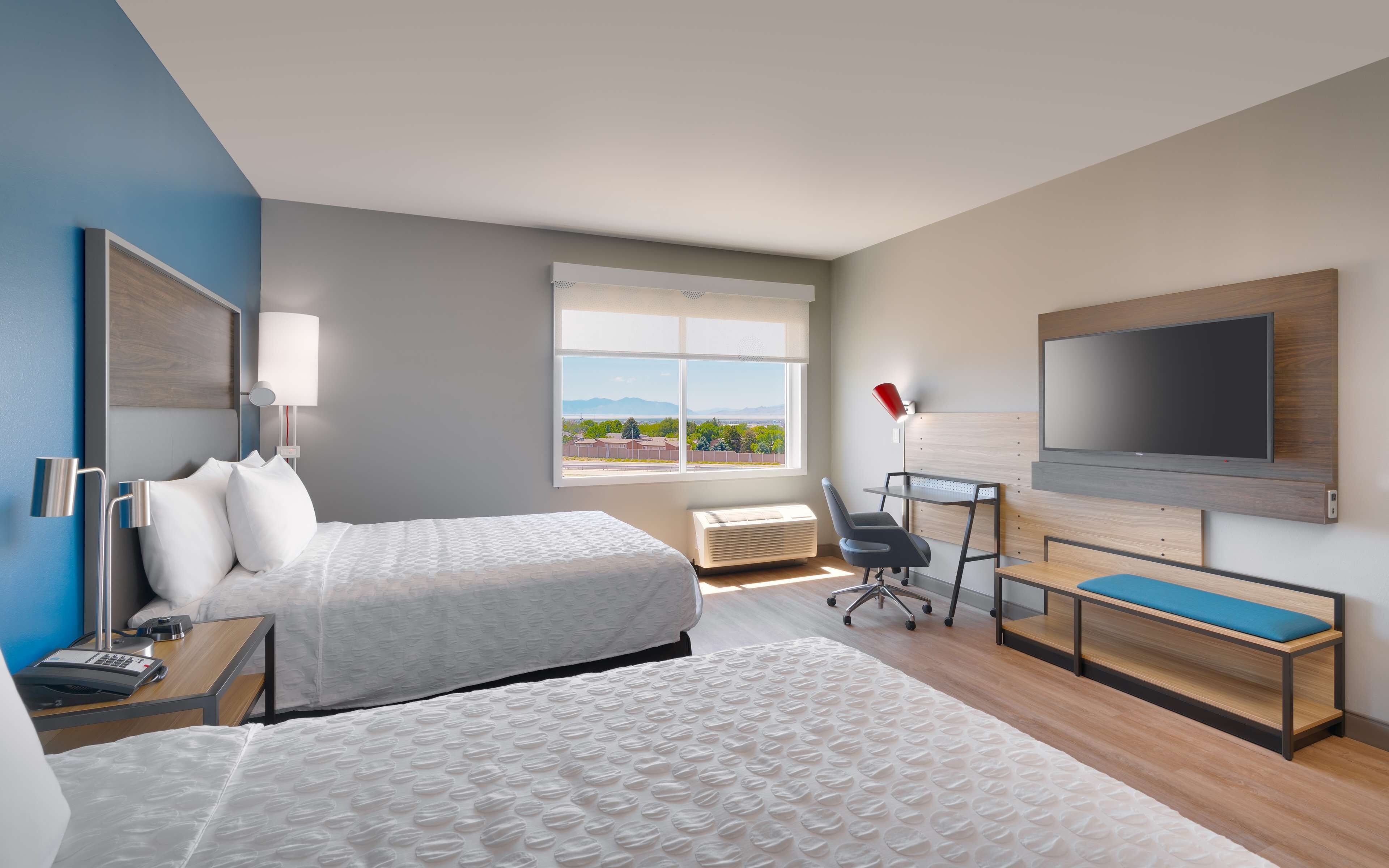 room, 2 queen beds, accessible (hearing) | individually decorated, individually furnished, desk, laptop workspace