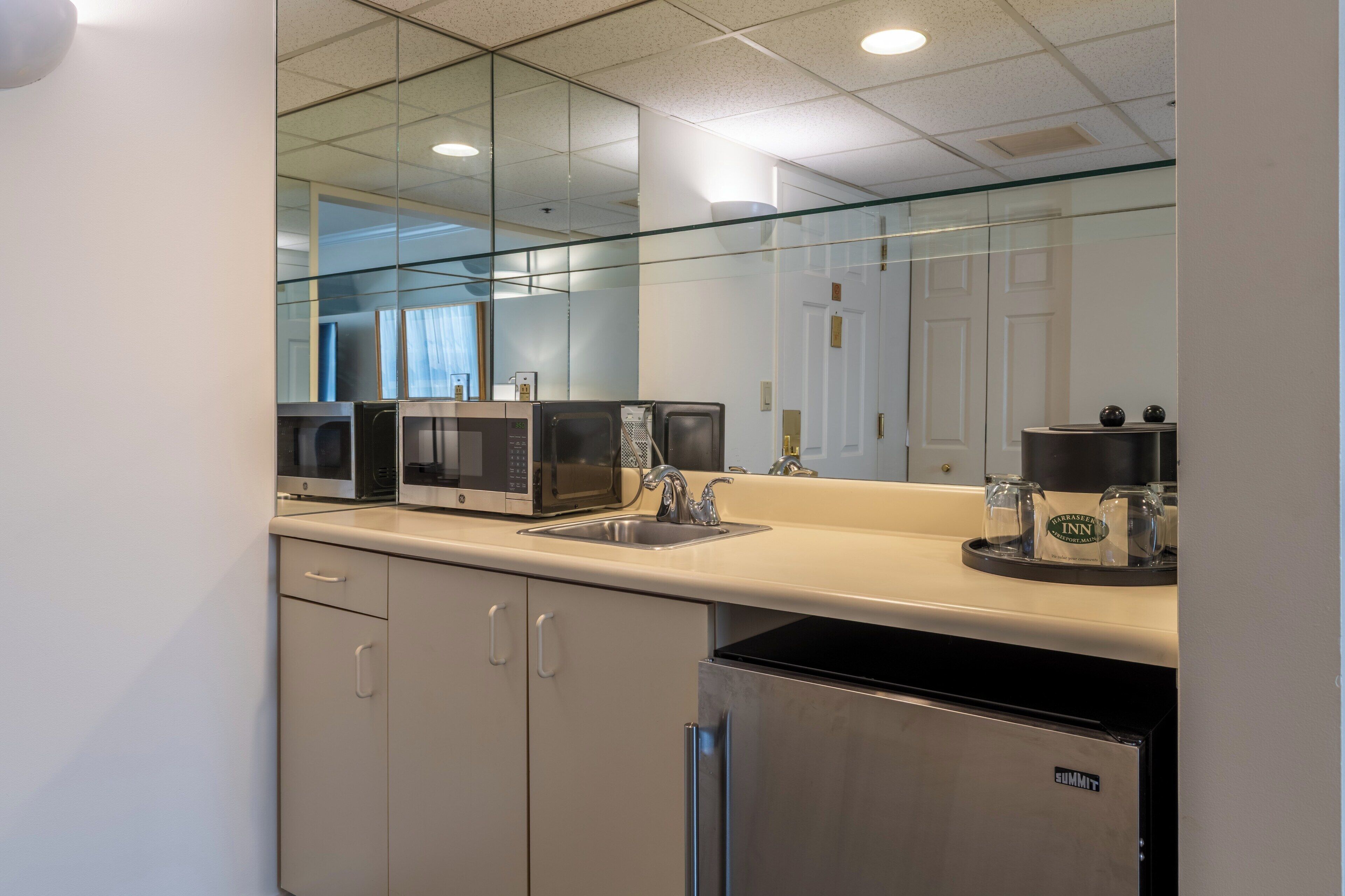 deluxe room, 1 king bed | private kitchenette | coffee/tea maker, high chair