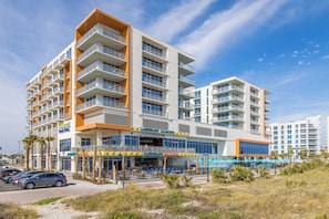 Front of property – evening/night