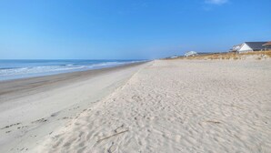 En la playa
