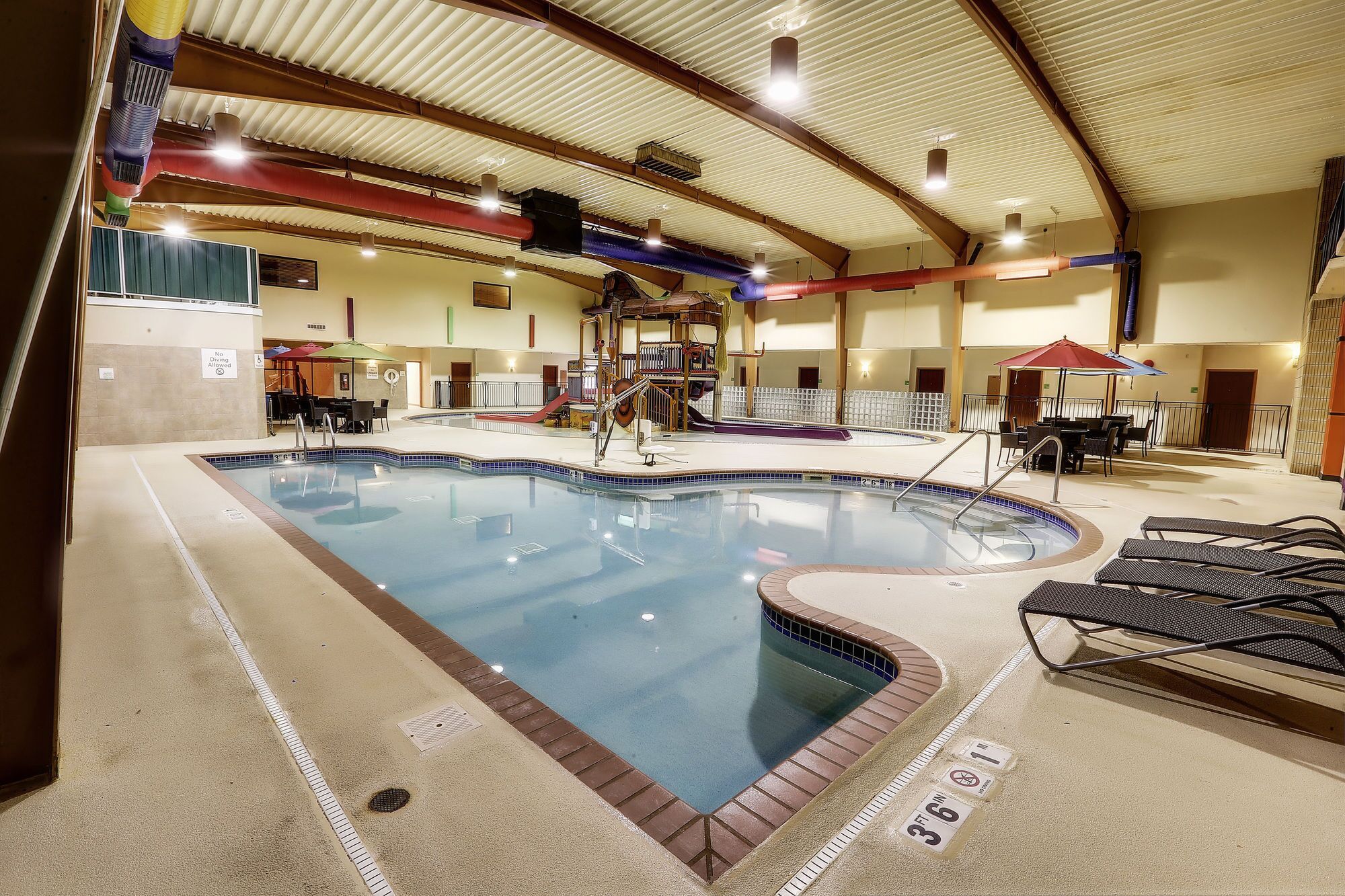 Indoor pool, outdoor pool