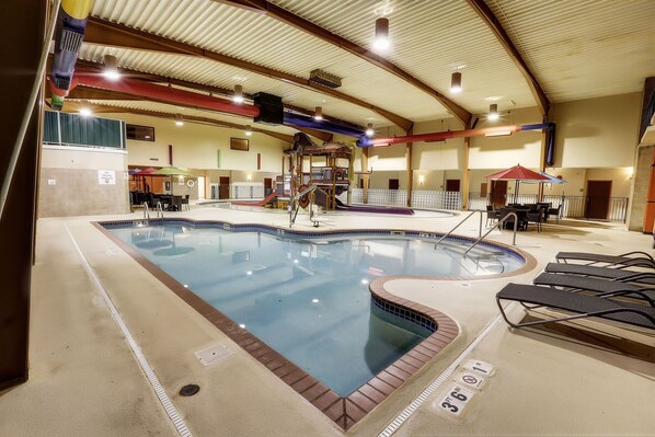 Indoor pool, outdoor pool
