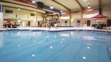 Indoor pool, outdoor pool