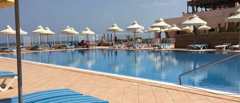Indoor pool, outdoor pool