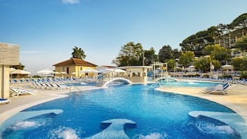 Indoor pool, outdoor pool