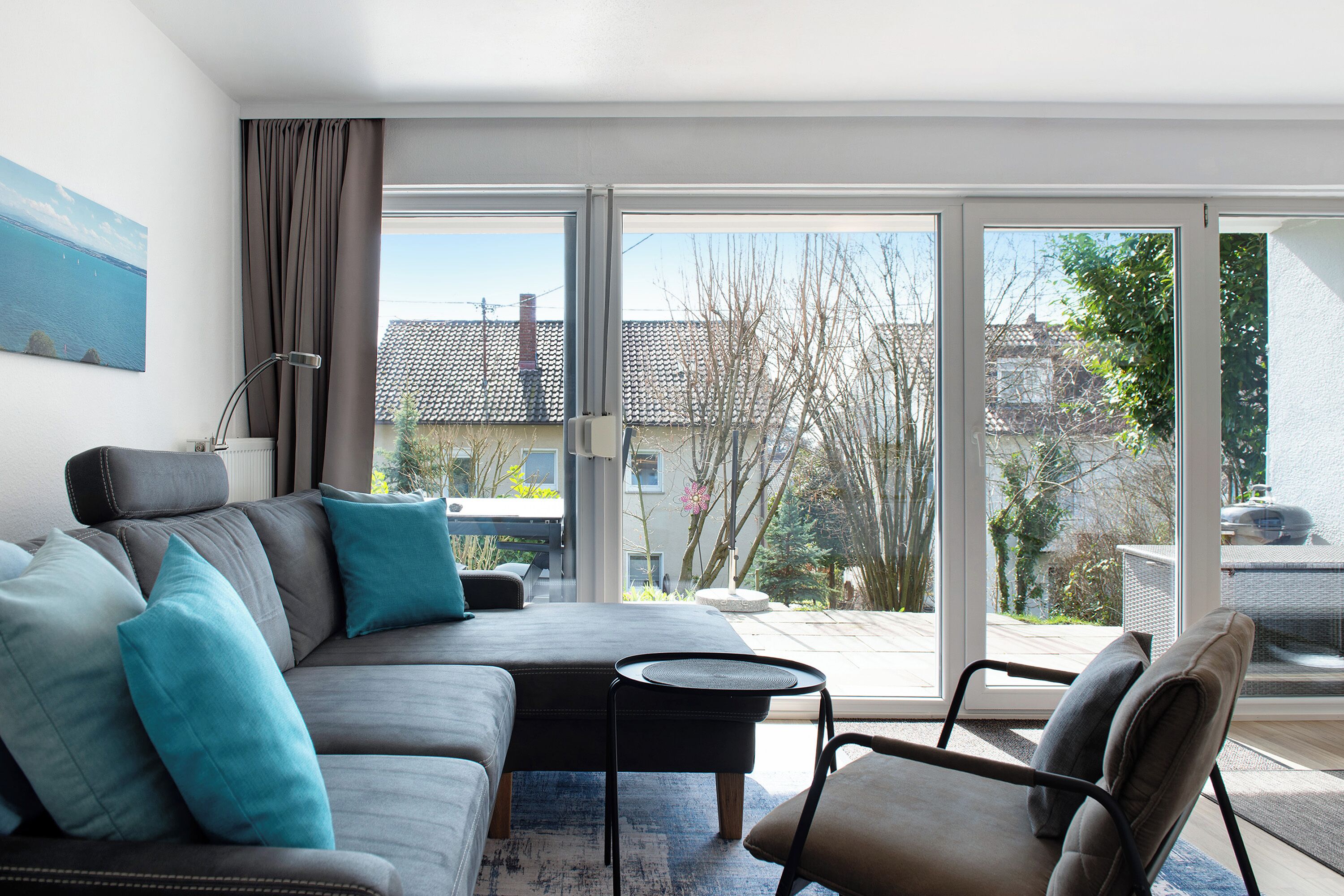 Fernseher, DVD-Player, Stereoanlage