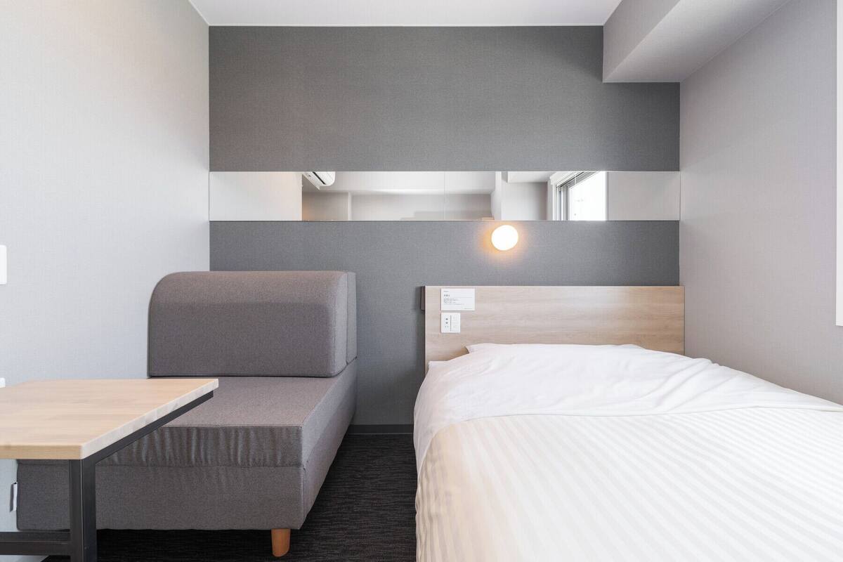 room with sofa bed, non smoking | 1 bedroom, laptop workspace, soundproofing, free wifi