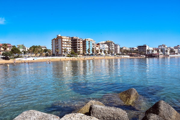 Vue sur la plage/l’océan
