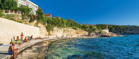 On the beach, 2 beach bars