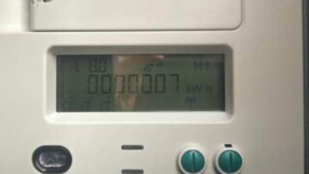 A digital display with numbers and a power button. - 4 Star Holiday Home in Hvide Sande (Hvide Sande)