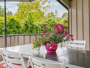 Balcony - Comfortable Holiday Home in Gørlev With Sauna (Gørlev)