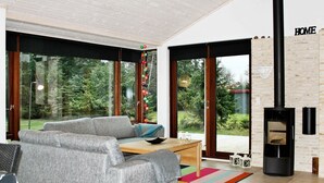 House | Living room - Magnific Holiday Home in Hals With Terrace (Hals)