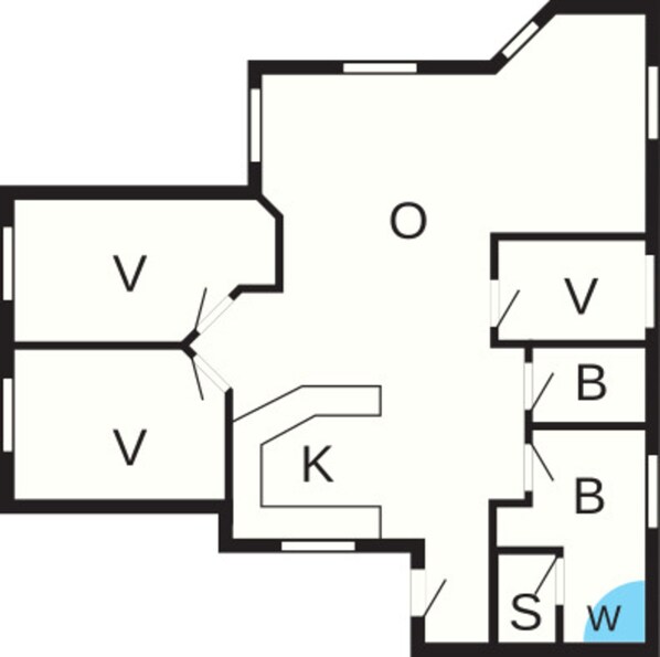 House | Floor plan - 4 Star Holiday Home in Hemmet (Hemmet)