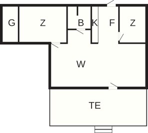 House | Floor plan - 4 Person Holiday Home in Ebeltoft-by Traum (Ebeltoft)