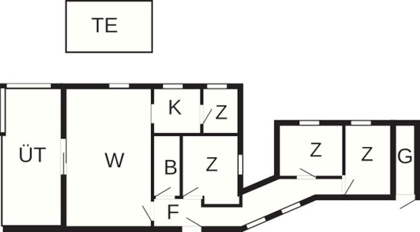 House | Floor plan - 7 Person Holiday Home in Struer-by Traum (Struer)