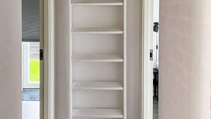 A white interior with a white door leading to a room. - 6 Person Holiday Home in Otterup-by Traum (Otterup)