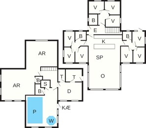 独立别墅 | 楼层平面图
