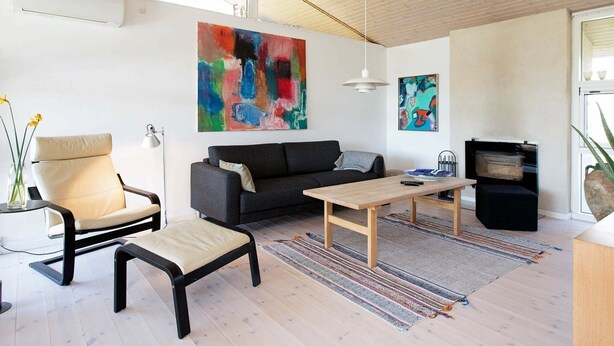 Living room - Modern Holiday Home in Zealand Near the Sea (Nykobing Sjaelland)