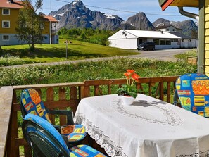Outdoor dining - 5 Person Holiday Home in Digermulen (Vagan)