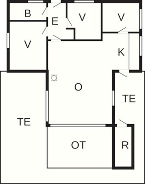 Casa | Planta do andar