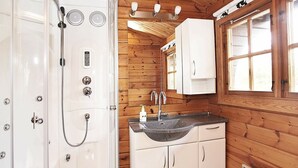 Bathroom - Serene Holiday Home in Jerup With Terrace (Jerup)