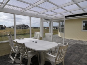 Balcony - Luxurious Holiday Home in Harboore Jutland With Sauna (Harboore)