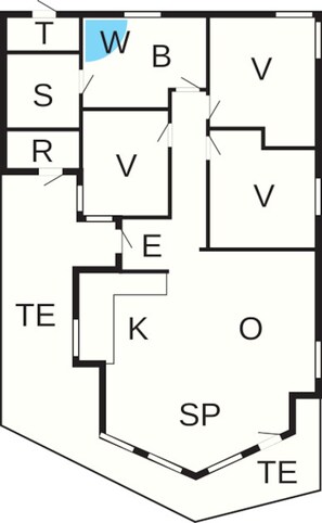 مخطط تصميم الطابق