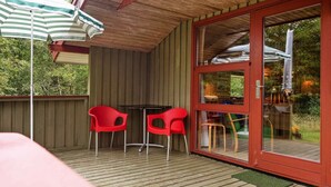Balcony - Contemporary Holiday Home in Jutland Overlooking Ho Bay (Blavand)