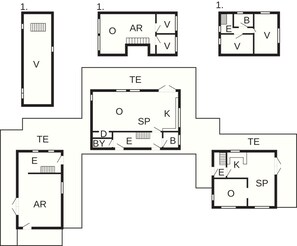 Casa | Planta do andar