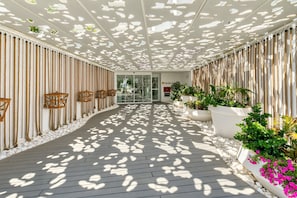Entrée de l’hébergement