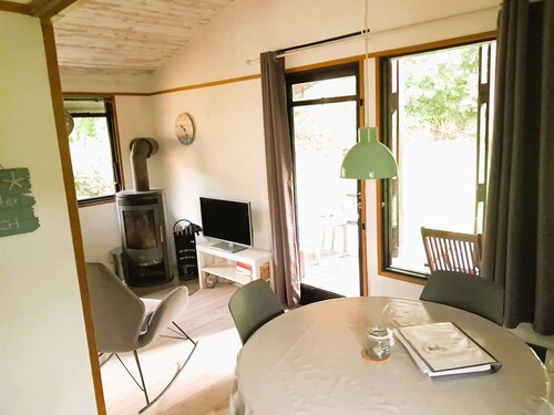 Pure relaxation right by the forest & only 750m to the beach in our comfort chalet no. 6