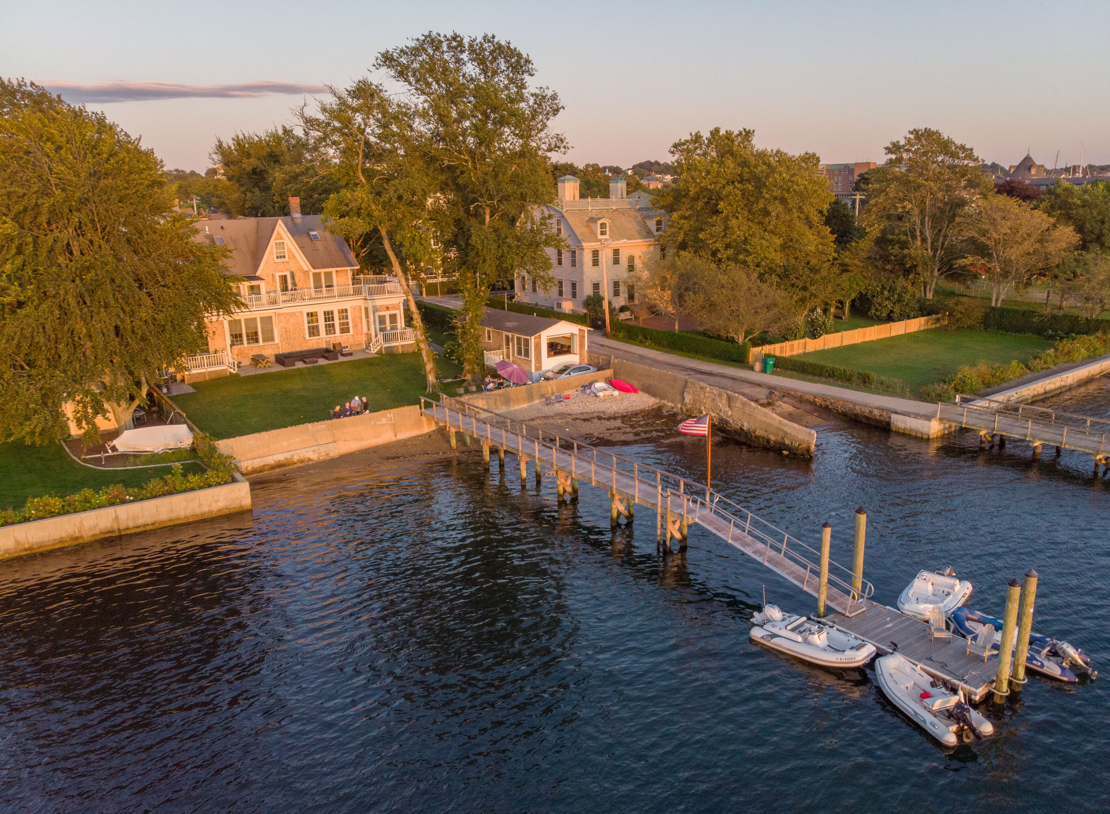Newport Boat House, On The Water.