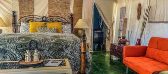 Pet Friendly Zen Luxury Glamping tent