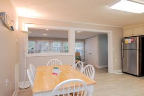 Dining - Bill's Place: Dog-Friendly with Fenced Yard One Block from the Beach (Oak Island)