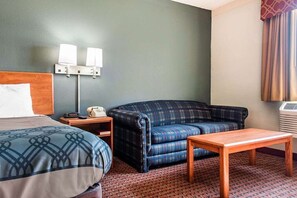 Standard Single Room, 1 Queen Bed | Desk, laptop workspace, iron/ironing board, free WiFi