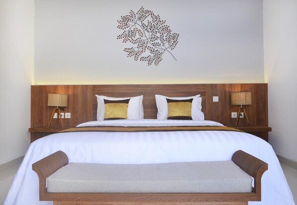 2 makuuhuonetta, tallelokero huoneessa, silitysrauta/-lauta, Wi-Fi