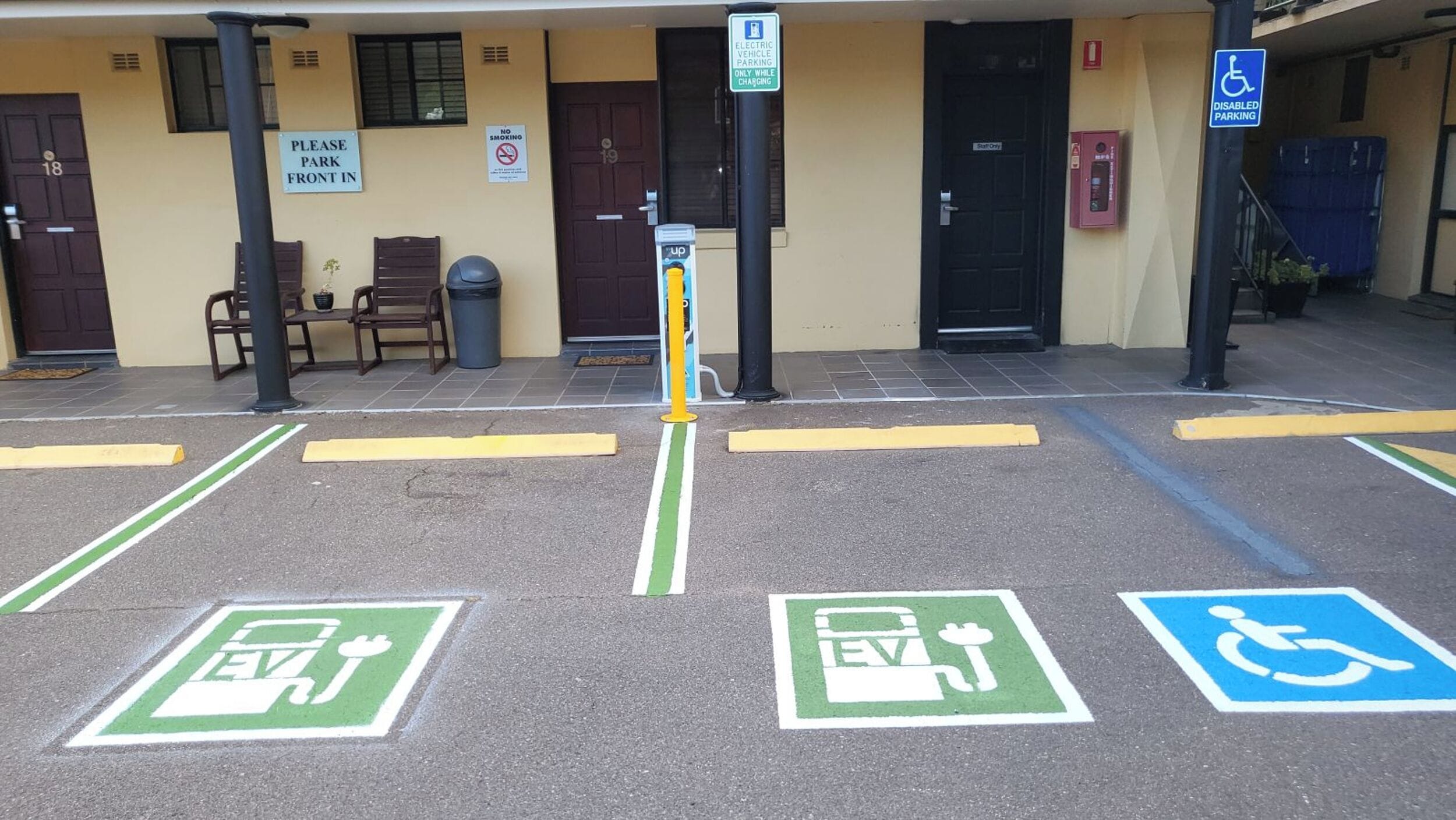 Electric vehicle-charging station