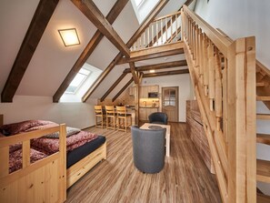 1 室のベッドルーム、WiFi (無料)