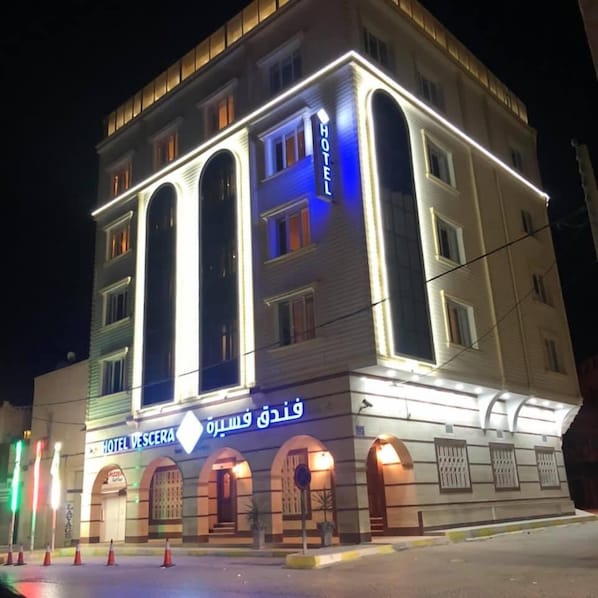 Front of property – evening/night