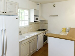 Microwave, oven, dishwasher, high chair