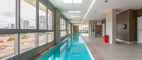 Indoor pool, outdoor pool