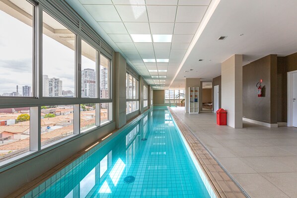 Indoor pool, outdoor pool