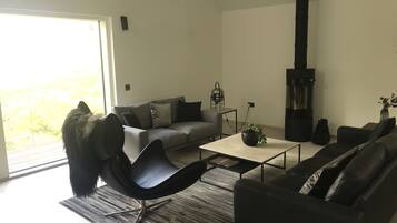 TV, fireplace, stereo