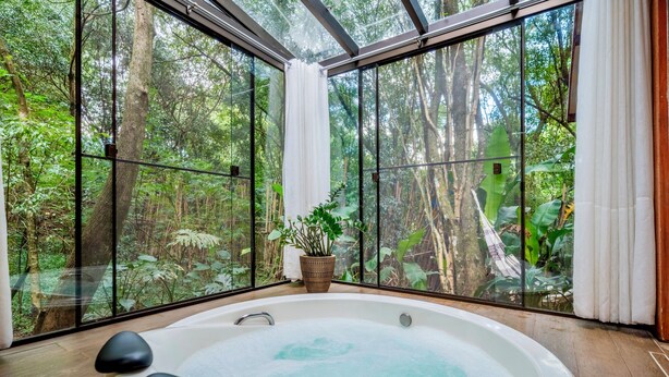 Hytte – premium | Privat boblebad