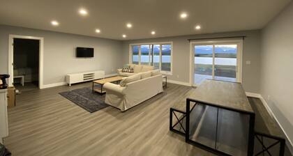 Brand new beautiful home with best view outside of Waterton Park. BOTTOM suite.