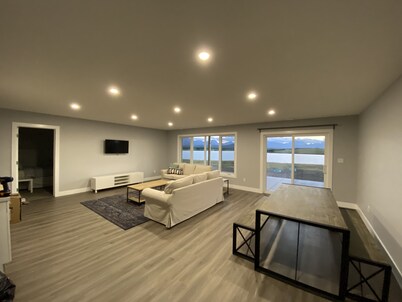 Brand new beautiful home with best view outside of Waterton Park. BOTTOM suite.